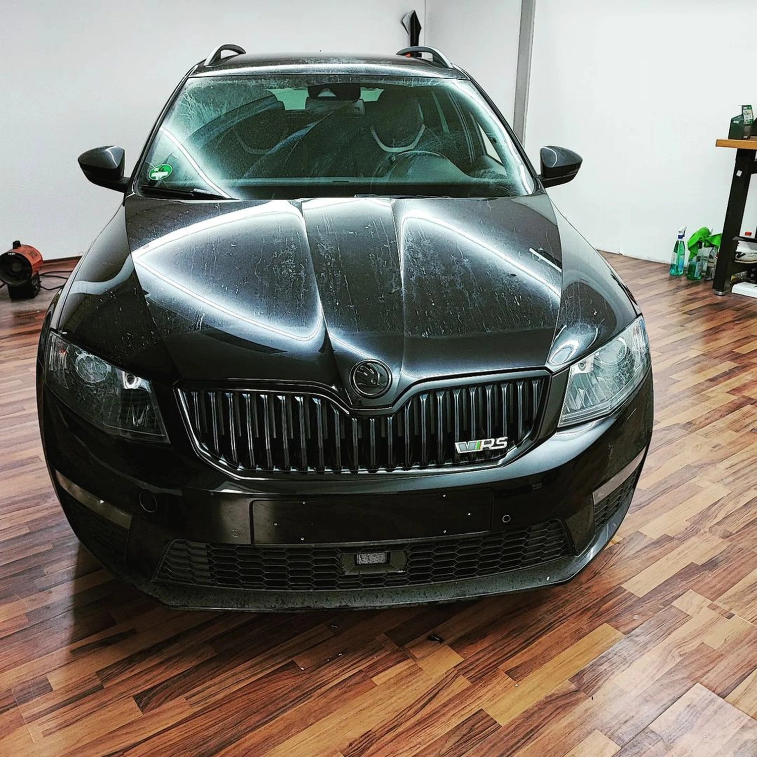 Skoda Octavia RS Chrome Delete, Kühlergrill in schwarz