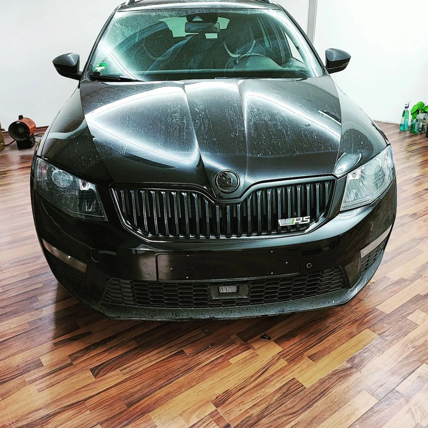 Skoda Octavia RS Chrome Delete, Kühlergrill in schwarz