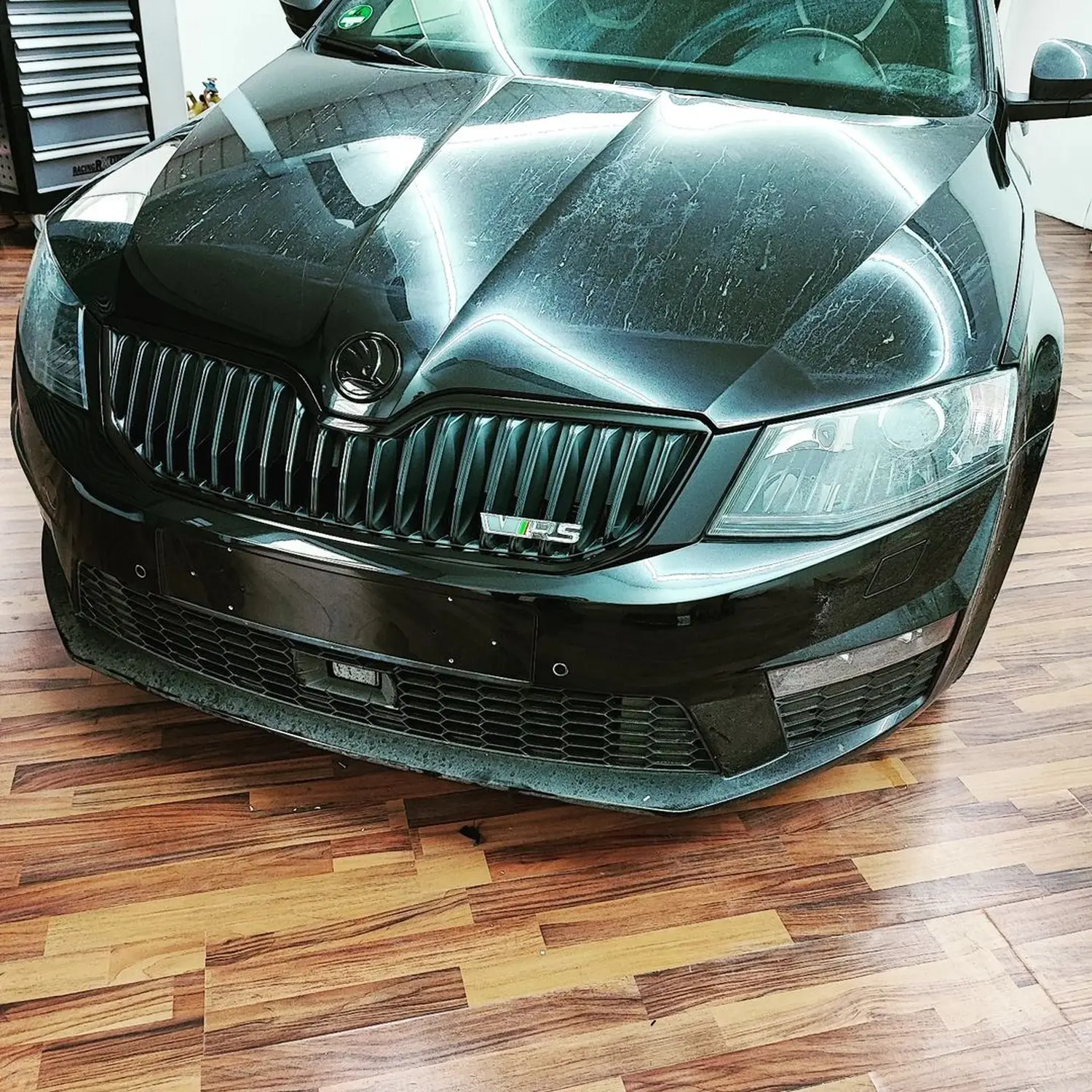 Skoda Octavia RS Chrome Delete, Kühlergrill in schwarz